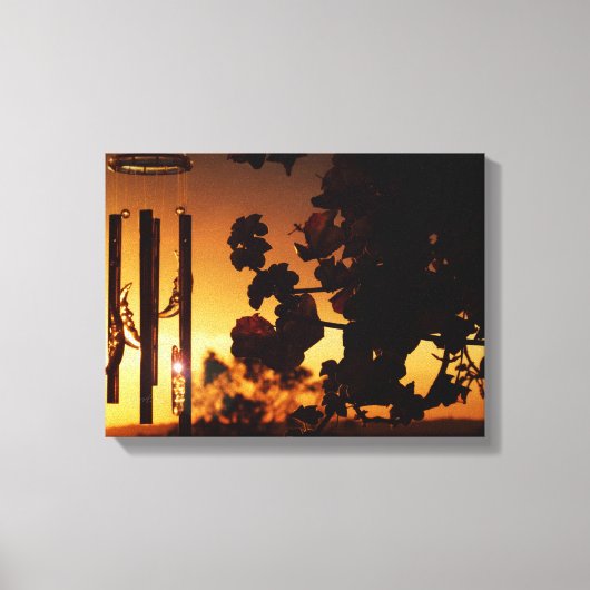Windspiel Golden Sunset Leinwand (Vorderseite)