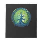 Windspieße: Die Essenz des Baumes Notizblock (Vorderseite)