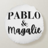 Windspieße: Die Essenz des Baumes Rundes Kissen (Rückseite)