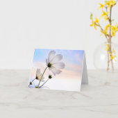 Windstiefkosmos für alle Mitteilungskarten (Gelbe Blume)