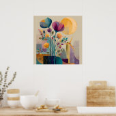 Windstifte - Solarpunk-Poster Poster (Küche)