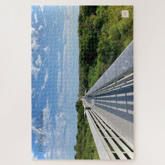 Windstille - Florida Boardwalk | Stille Ember Puzzle (Vertikal)