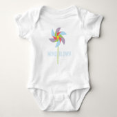 Windstoß Baby Strampler (Vorderseite)