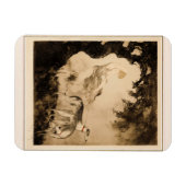 Windstoß von Louis Icart Magnet (Horizontal)