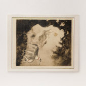 Windstoß von Louis Icart Puzzle (Horizontal)