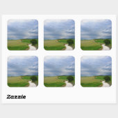 Windstraße in der Toskana Aufkleber (Blatt)