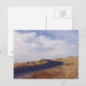 Windstraße Postkarte (Vorne/Hinten)