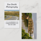 Windstrasse - Rusty Alte Eisenbahnbrücke Visitenkarte (Vorne/Hinten)