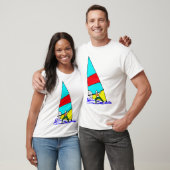 Windsurf klare Farben T-Shirt (Unisex)