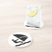 Windsurf Symbol-Untersetzer Getränkeuntersetzer (Seite)