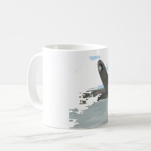 Windsurf Tasse (Vorderseite Links)