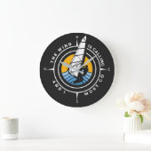 Windsurf, the wind is calling and I must go Große Wanduhr (Zuhause)