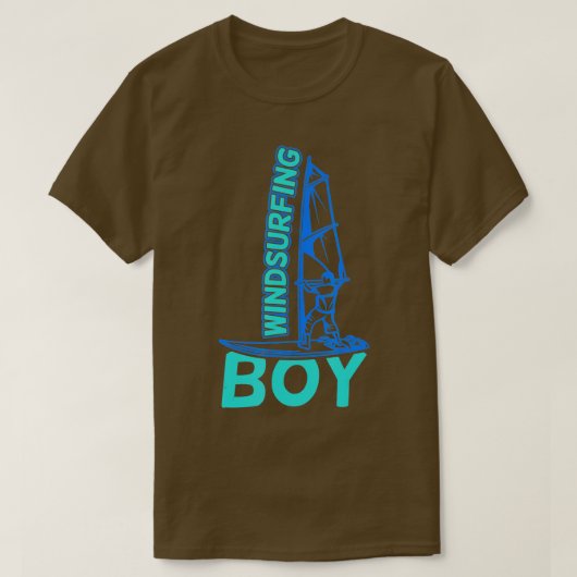 Windsurfboy Windsurfing Fan Segelboarding Boys T-Shirt (Design vorne)
