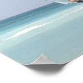 Windsurfdruck Poster (Ecke)