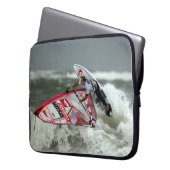 Windsurfen - 15" Neopren Computerschlauch Laptopschutzhülle (Vorderseite Links)