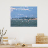 Windsurfen auf dem Gorge Poster (Küche)