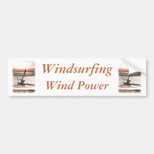 WINDSURFEN AUTOAUFKLEBER (Vorne)