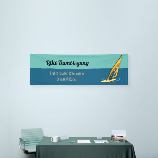 Windsurfen Banner (Messeveranstaltung)