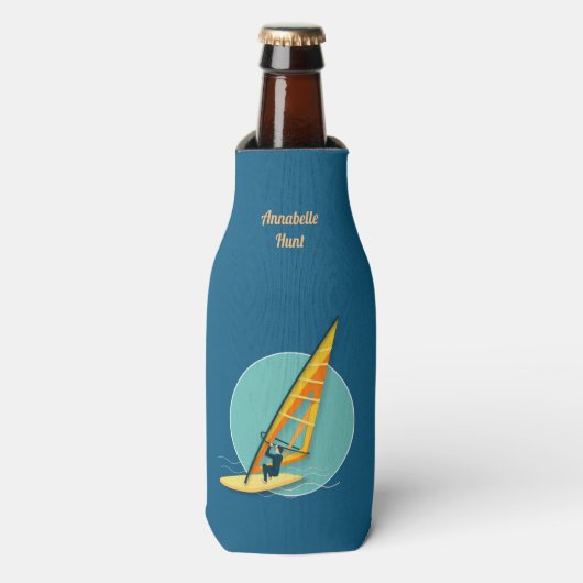 Windsurfen Flaschenkühler (Flaschenvorderseite)