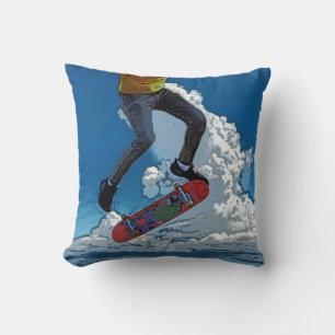 Windsurfen - Fleece für Skateboarder Kissen