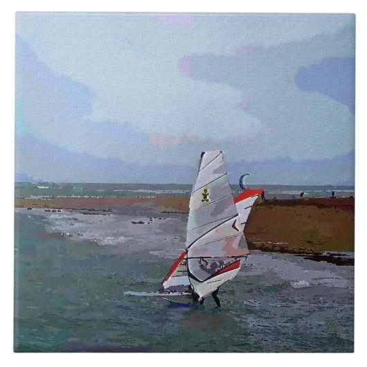 WINDSURFEN FLIESE (Vorderseite)
