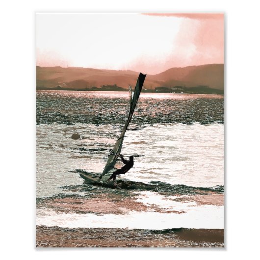 WINDSURFEN FOTODRUCK (Vorne)