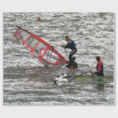 WINDSURFEN GESCHENKPAPIER (Flach)