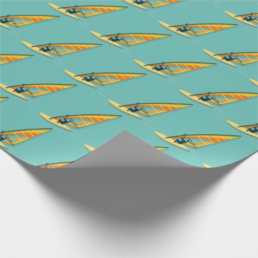 Windsurfen Geschenkpapier (Ecke)