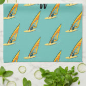 Windsurfen Geschirrtuch (Gefaltet)