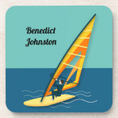 Windsurfen Getränkeuntersetzer (Vorderseite)
