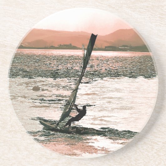 WINDSURFEN GETRÄNKEUNTERSETZER (Vorne)