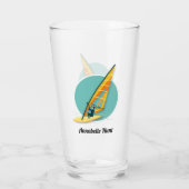 Windsurfen Glas (Rückseite)