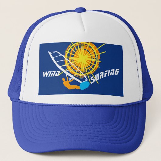 Windsurfen individuell anpassbar truckerkappe (Vorderseite)
