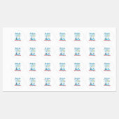 Windsurfen ist mein Lebensstil Etiketten (Blatt)