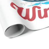 Windsurfen ist mein Lebensstil Geschenkpapier (Rolleneckpunkt)