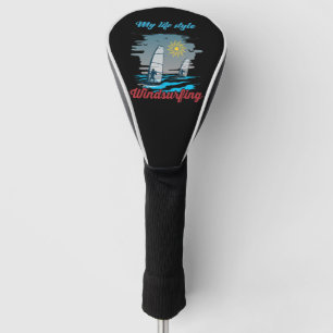 Windsurfen ist mein Lebensstil Golf Headcover
