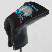 Windsurfen ist mein Lebensstil Golf Headcover (3/4 Vorderseite)