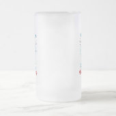 Windsurfen ist mein Lebensstil Mattglas Bierglas (Mittel)