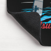 Windsurfen ist mein Lebensstil Mousepad (Ecke)
