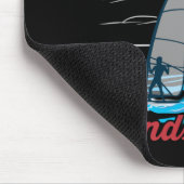 Windsurfen ist mein Lebensstil Mousepad (Ecke)