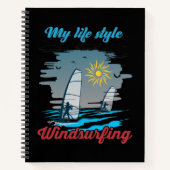 Windsurfen ist mein Lebensstil Notizblock (Vorderseite)
