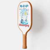 Windsurfen ist mein Lebensstil Pickleball Schläger (Links)
