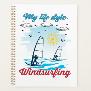 Windsurfen ist mein Lebensstil-Planer Planer