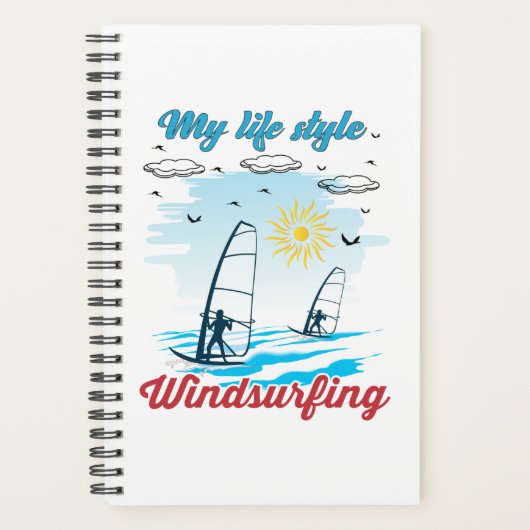Windsurfen ist mein Lebensstil-Planer Planer (Vorderseite)