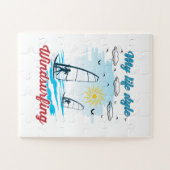 Windsurfen ist mein Lebensstil Puzzle (Horizontal)