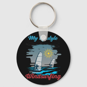 Windsurfen ist mein Lebensstil Schlüsselanhänger