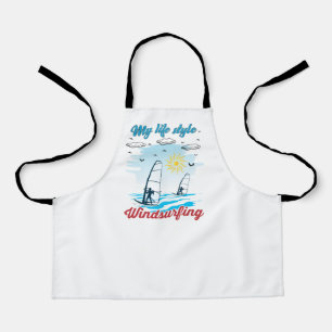 Windsurfen ist mein Lebensstil Schürze