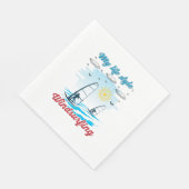 Windsurfen ist mein Lebensstil Serviette (Ecke)