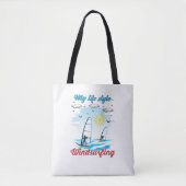 Windsurfen ist mein Lebensstil Tasche (Vorderseite)