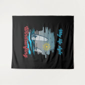 Windsurfen ist mein Lebensstil Wandteppich (Vorderseite (Horizontal))